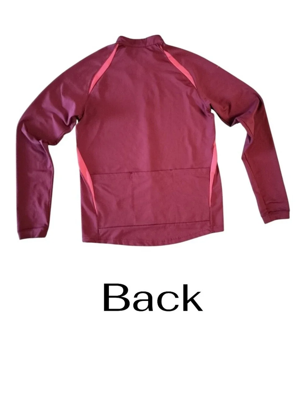 Nike Sphere Dry Women’s Long Zip Pullover Top Medium (8–10) Burgundy Athletic